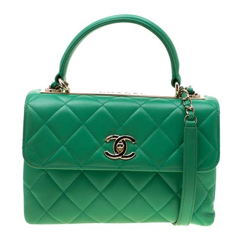 light green chanel bag